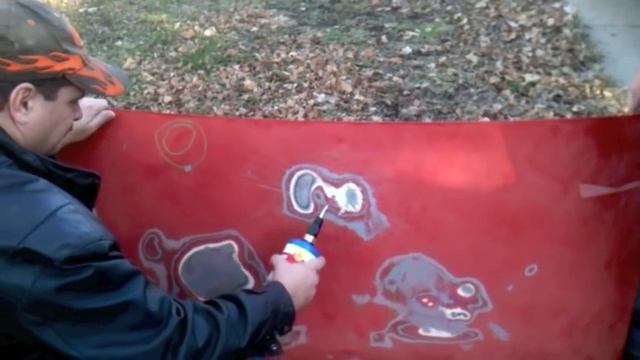 Dent Repair: How To Remove Mustang Car Dent Using Heat - Propane Torch - Metal Finishing Technique смотреть онлайн