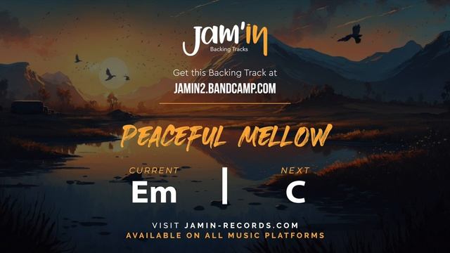 Peaceful Mellow Guitar Backing Track in E Minor смотреть онлайн