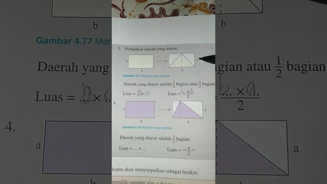 Luas bangun datar segitiga kelas 4 смотреть онлайн