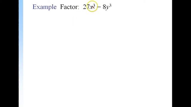 PP M105 5.7 Factoring Perfect Cubes смотреть онлайн