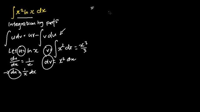Integration of x^2 ln x (Solution) смотреть онлайн