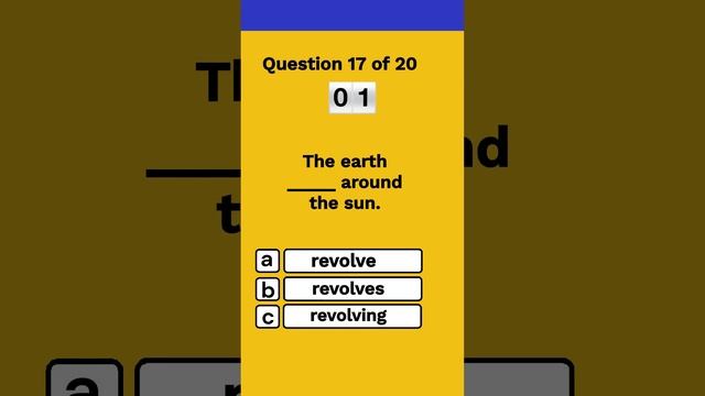 Present Simple (#16~18) | English Grammar Quiz смотреть онлайн