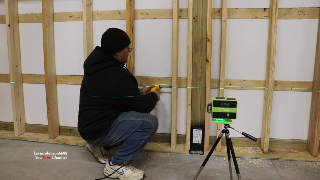 360 Laser Level Self Leveling, Elikliv 3x360° 3D Green Beam 12 Lines Switchable Laser смотреть онлайн