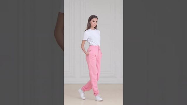😌 Женские штаны с манжетами для дома, прогулок и активного отдыха. 🚲 смотреть онлайн
