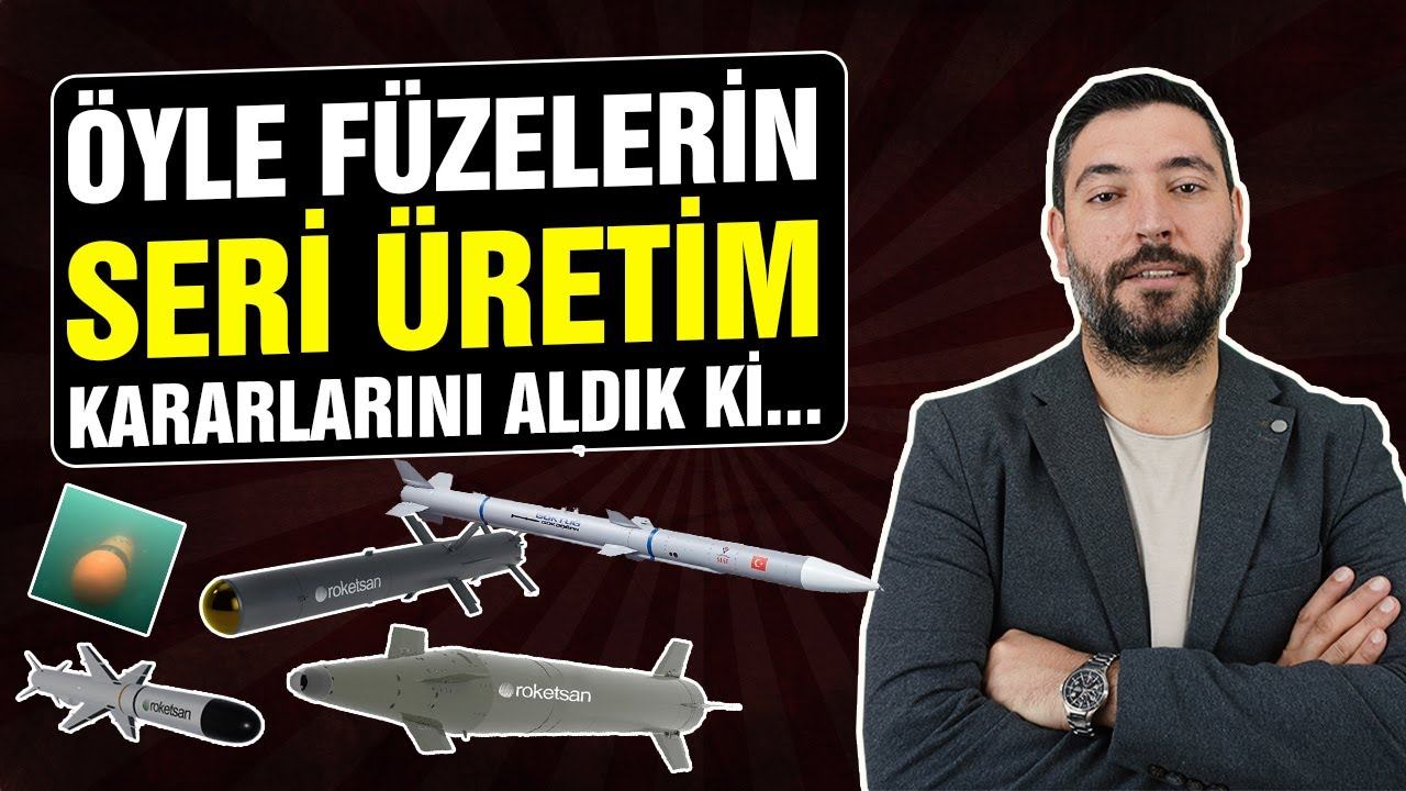 Türkiye'nin Yeni Seri Üretim Kararı Aldığı Milli Füzeler - Tayfun, Atmaca, TRLG 230, Karaok, Akya смотреть онлайн