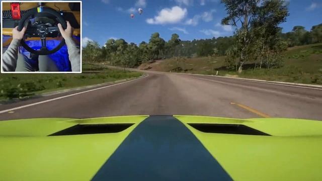 𝐑𝐞𝐚𝐥𝐢𝐬𝐭𝐢𝐜 driving with Aston Martin VULCAN AMR PRO - Forza Horizon 5 | Logitech G920 смотреть онлайн