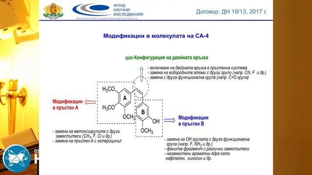Синтез и in vitro скрининг на нови микротубулни таргетиращи агенти... смотреть онлайн
