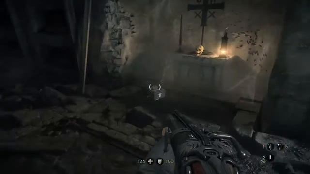 Wolfenstein The Old Blood 8 раскопки смотреть онлайн