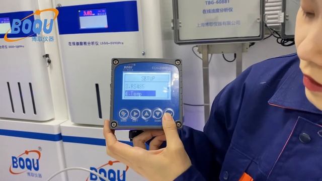 ECG 2090 Pro Conductivity EC Salinity Resistivity Meter Controller Analyzer BOQU Instrument смотреть онлайн