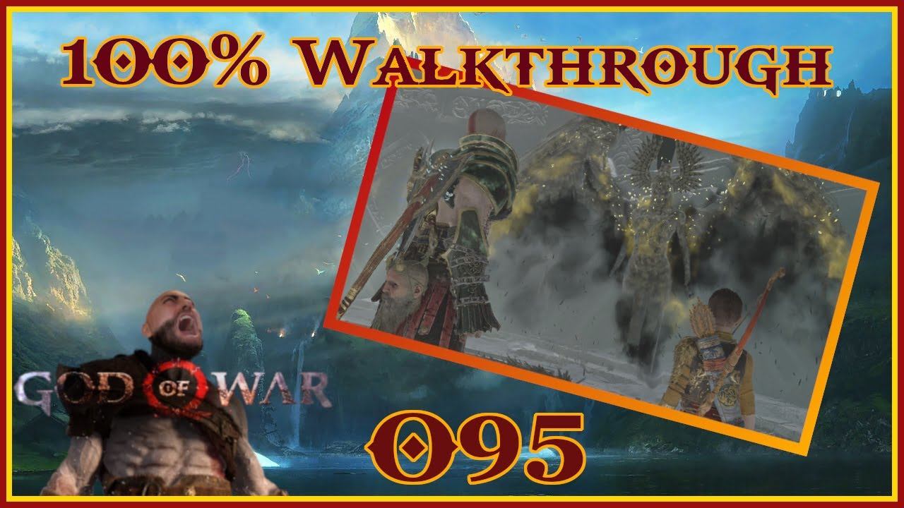 God of War 4 100% Walkthrough - 095 | Alfheim Valkyrie, Olrun смотреть онлайн