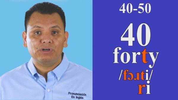 PRONUNCIACIÓN de los numeros en inglés (numeros del 1 al 1,000 en inglés)