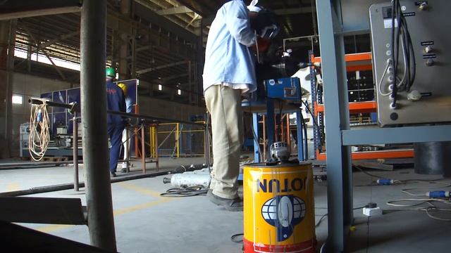 MANIFOLD FOR ARGON GAS,6"INCH CARBON STEEL PIPEw/arc welding procedure,,, смотреть онлайн