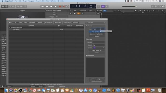 How To Enable Tap Tempo In Logic Pro X смотреть онлайн