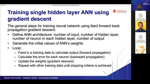 ML Week 8 - Artificial Neural Network