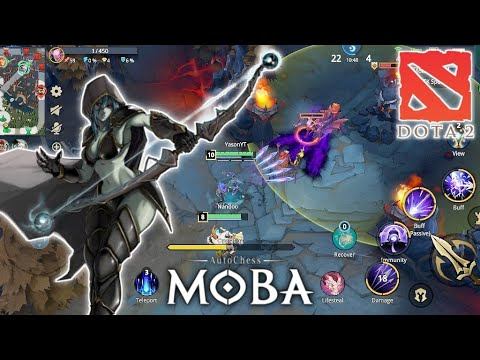 Dota 2 Mobile Drow Ranger Gameplay #1 смотреть онлайн