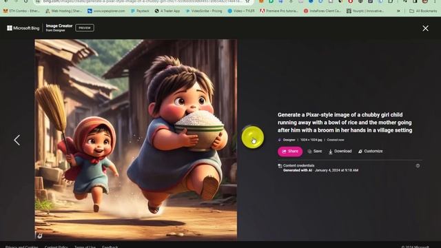 HOW TO GENERATE NEW TRENDING IMAGE USING AI FOR FREE / MICROSOFT BING смотреть онлайн