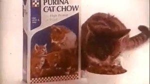 1970 Vintage Purina Cat Food Commercial