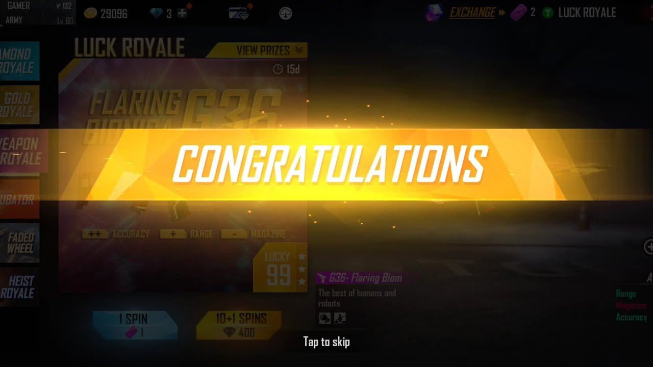 FLARING BIONICA G36 || WEAPON ROYAL смотреть онлайн
