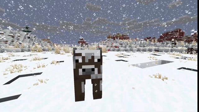 Я смог добавить в Minecraft настоящую зимнюю атмосферу!❄ смотреть онлайн