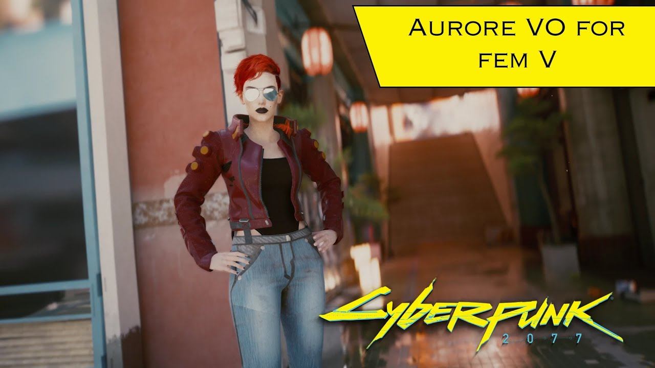 Cyberpunk 2077, Aurore voice mod смотреть онлайн