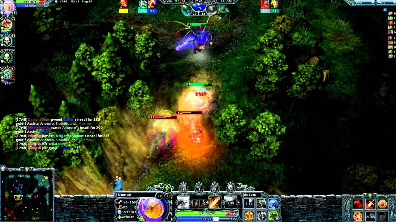 MirisDinja HoN Gameplay 1600-1700 MMR смотреть онлайн