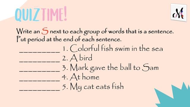 What is a sentence? │ Learn from Ern │English Grade 2 смотреть онлайн