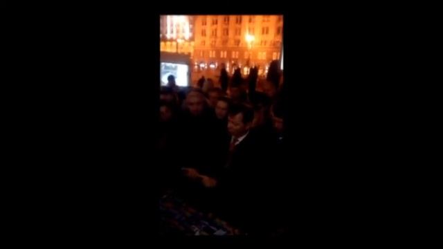Встреча с народом кандидата в Президенты Украины Олега Ляшка в Киеве на Крещатике 25.03.2014 смотреть онлайн