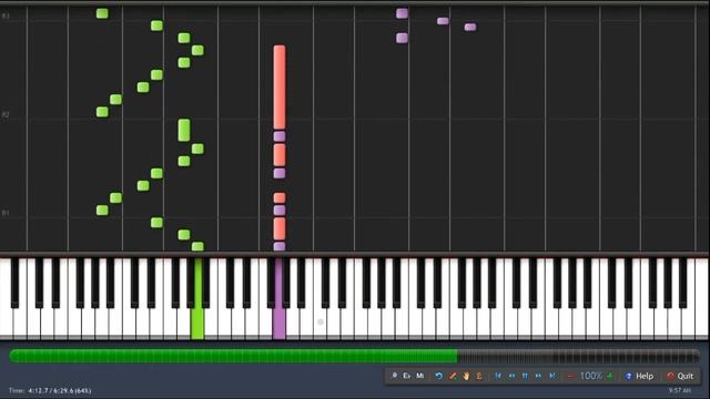Led Zeppelin - Dazed and confused - guitar solo - Piano tutorial смотреть онлайн