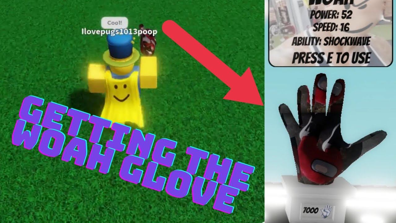 Getting The WOAH Glove 👏 (Slap Battles) смотреть онлайн