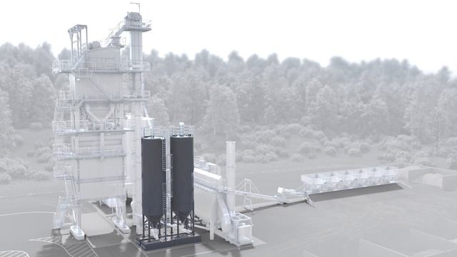 Benninghoven Asphalt production with batch processing смотреть онлайн