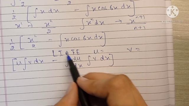 Integral of (x)(sin² 3x)dx смотреть онлайн