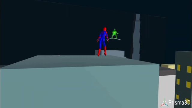 El hombre araña contra el duende verde en #prisma3d смотреть онлайн