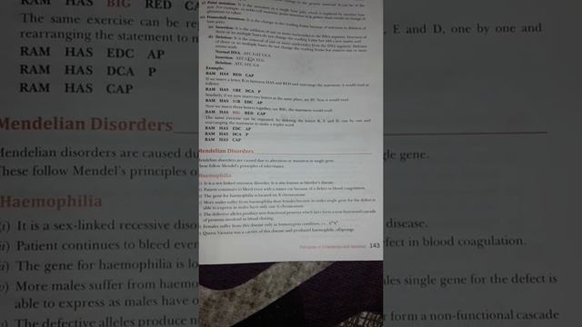 Haemophilia|Mendelian Disorders |Part 1 | #Genitics#| смотреть онлайн