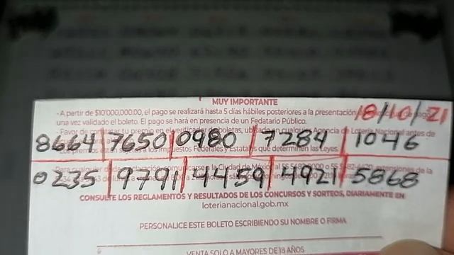 NÚMEROS PARA HOY 18/10/21 PARÁ LOTERÍA TRIS MÉXICO 🤑 смотреть онлайн