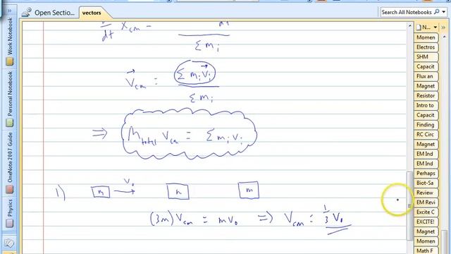 How to Find the Center of Mass and Velocity of center of mass for a system смотреть онлайн