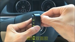 Stylish Temporary Car Parking Phone Number Card Plate