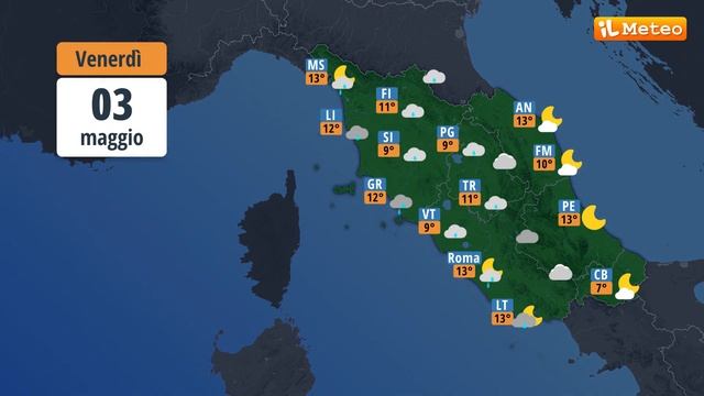 Meteo, previsioni meteo Giovedì 02 maggio 2024 смотреть онлайн