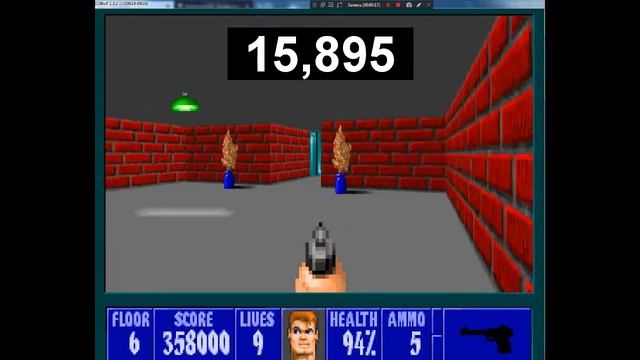 Wolfenstein 3D Escape from Castle Wolfenstein 6 speedrun Any% in 22sec. смотреть онлайн
