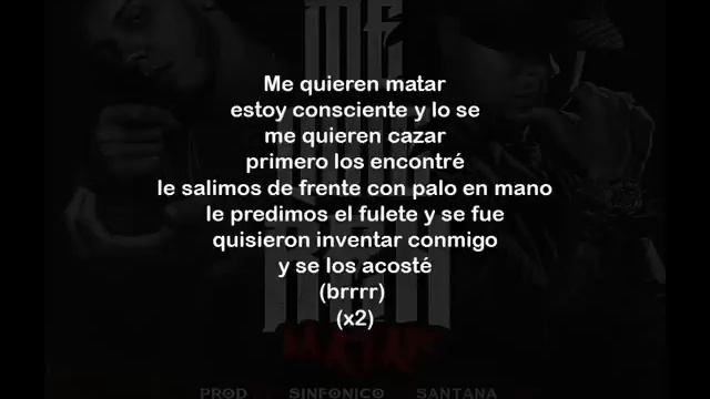 Tempo Ft Anuel AA - Me Quieren Matar (Letra) смотреть онлайн