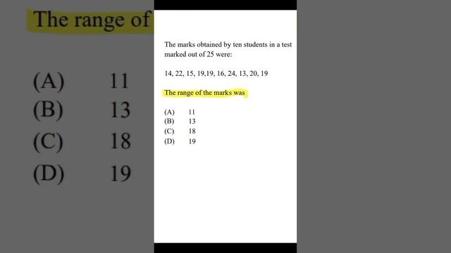 What is "the range" in Statistics?? #mathtips #easymaths смотреть онлайн