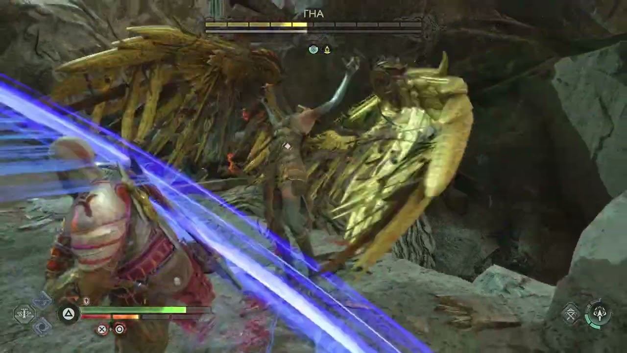 God of War: Ragnarök, Gna, ONLY SHIELD, Give Me God of War difficulty смотреть онлайн