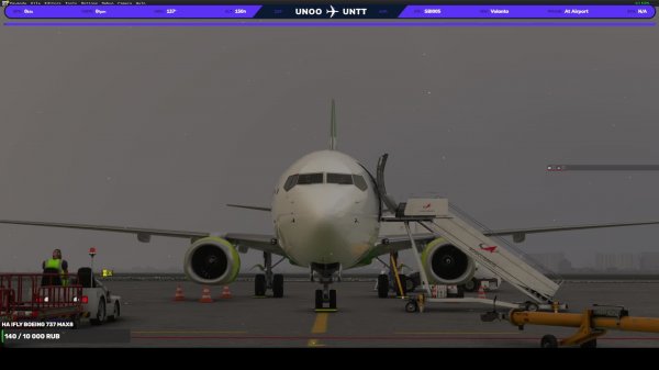 MSFS 2020 PMDG 737-800, SBI005 Vatsim, Omsk(UNOO) - Tomsk(UNTT)