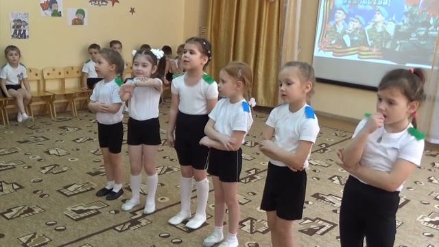 Утренник в день защитника отечества 2018 год Детский сад группа Незабудки Новосибирск