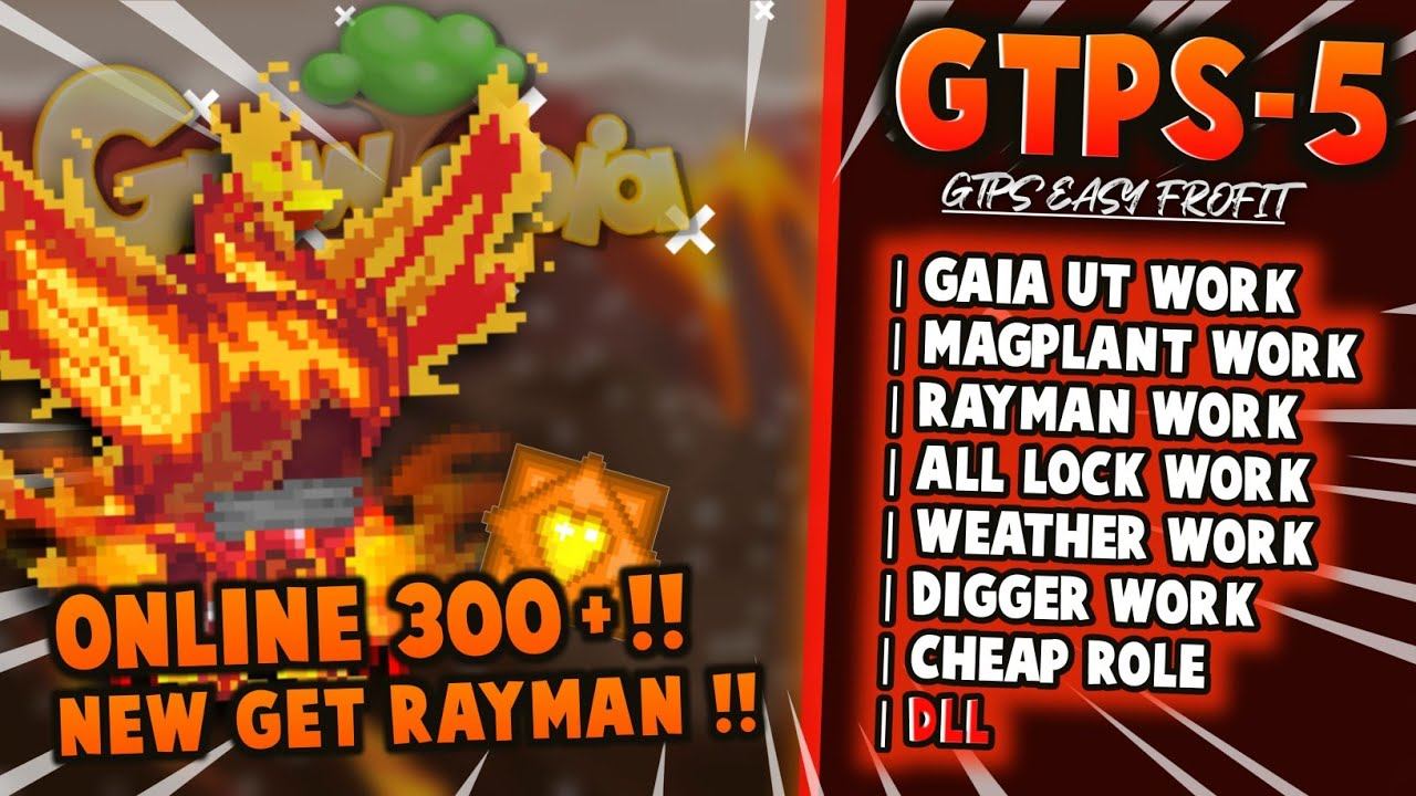 GTPS 5 GET RAYMAN !!😎 300+ ONLINE !!🥴 | GROWTOPIA PRIVATE SERVER TERBARU 2022 | GTPS 2022 VERSI 4.0 смотреть онлайн