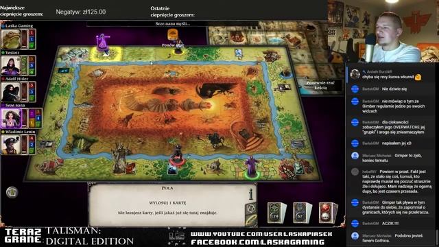 Laskowe Streamy - Talisman: Digital Edition - Ator pozywa Gimpera - Komentarz, konsekwencje na YT смотреть онлайн