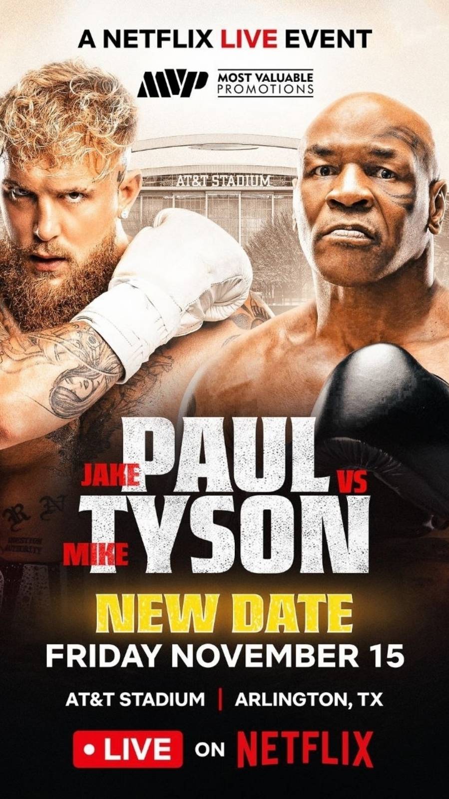 Майк Тайсон и Джейк Пол прошли официальную церемонию взвешивания перед поединком 15 ноября смотреть онлайн