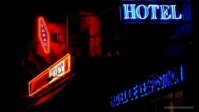 Paris Night, Neon Sign - FREE - Screensaver смотреть онлайн