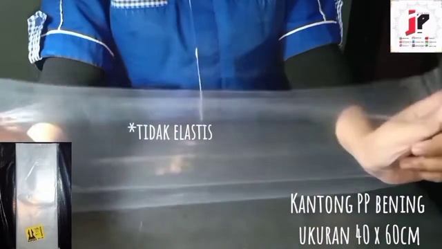 Plastik PP bening lentur ukuran 40x60 cm смотреть онлайн