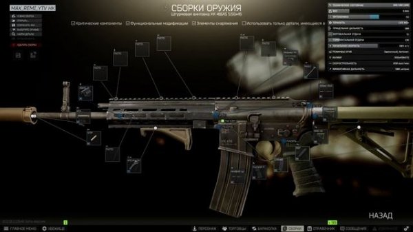 Бюджетные сборки M4A1, HK416, AK 101 Escape from Tarkov 12.10