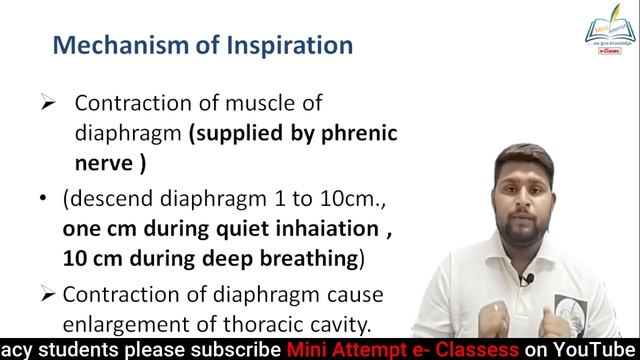 Mechanism of Respiration||Physiology of respiration in Hindi| inspiration ,expiration||Nursing, NEE смотреть онлайн